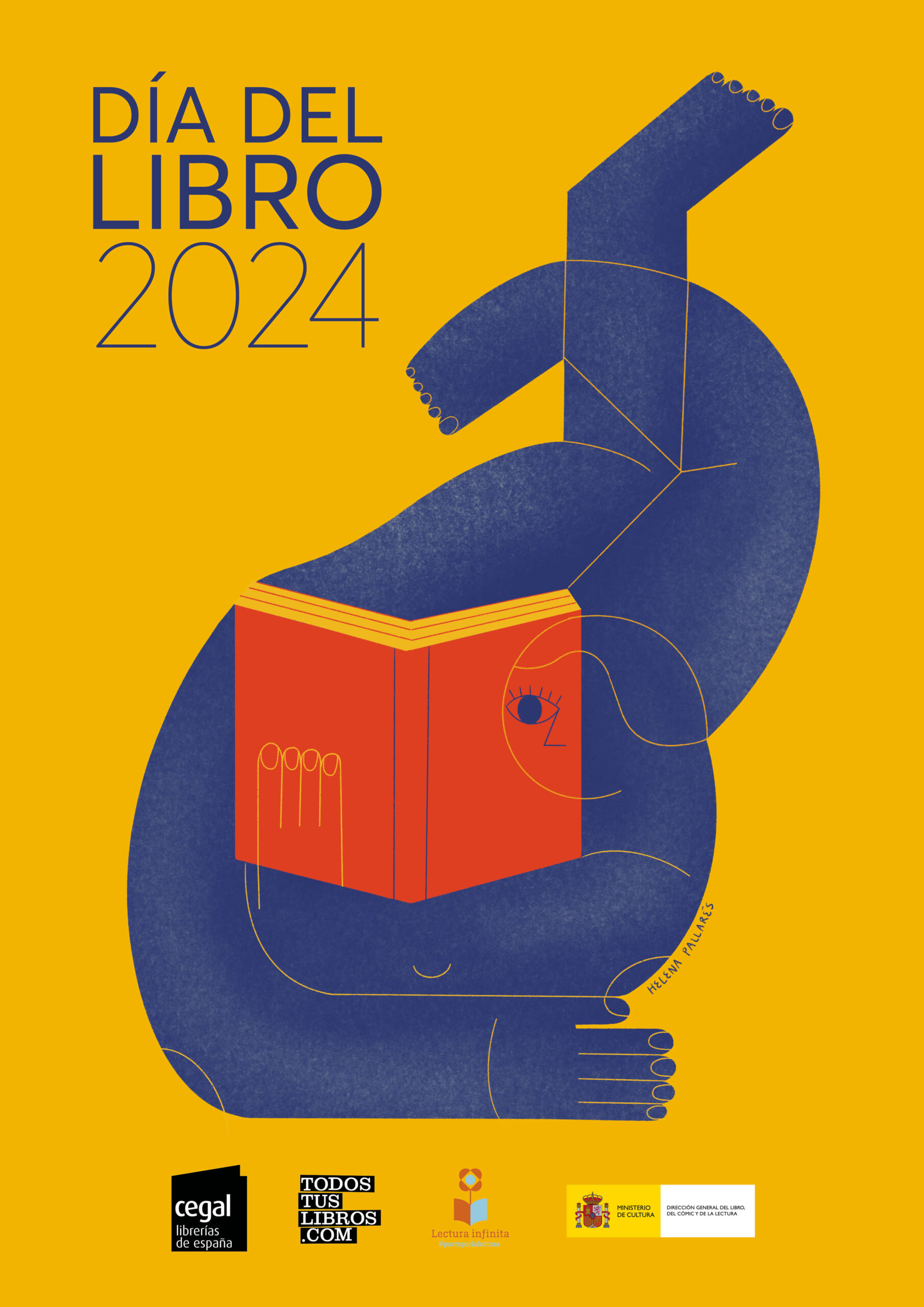 Se presenta el cartel para el Día del Libro 2024